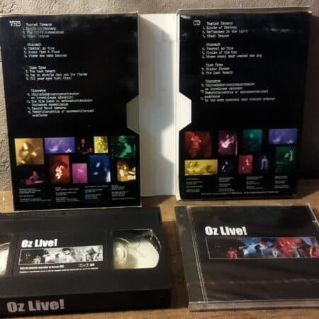 various oz live ! vhs + cd (second hand)