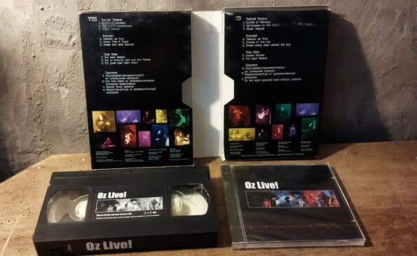 various oz live ! vhs + cd (second hand)