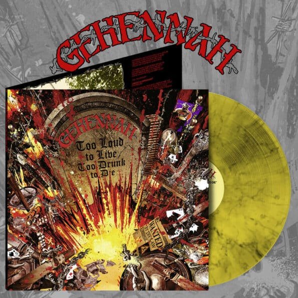 gehennah metal police gatefold half lp